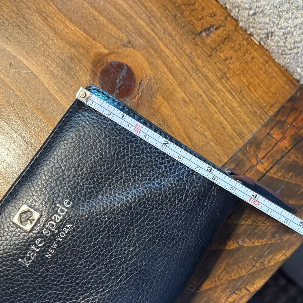 Kate Spade Black Textured Wallet